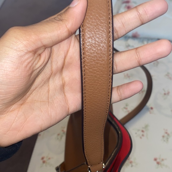 Coffee Brown Kate Spade Purse with Crossbody Strap Included - Picture 11 of 11